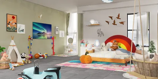 simple kids room design
