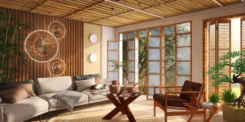 Wasi-Sabi Living Room 