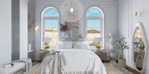 Pure white Bedroom