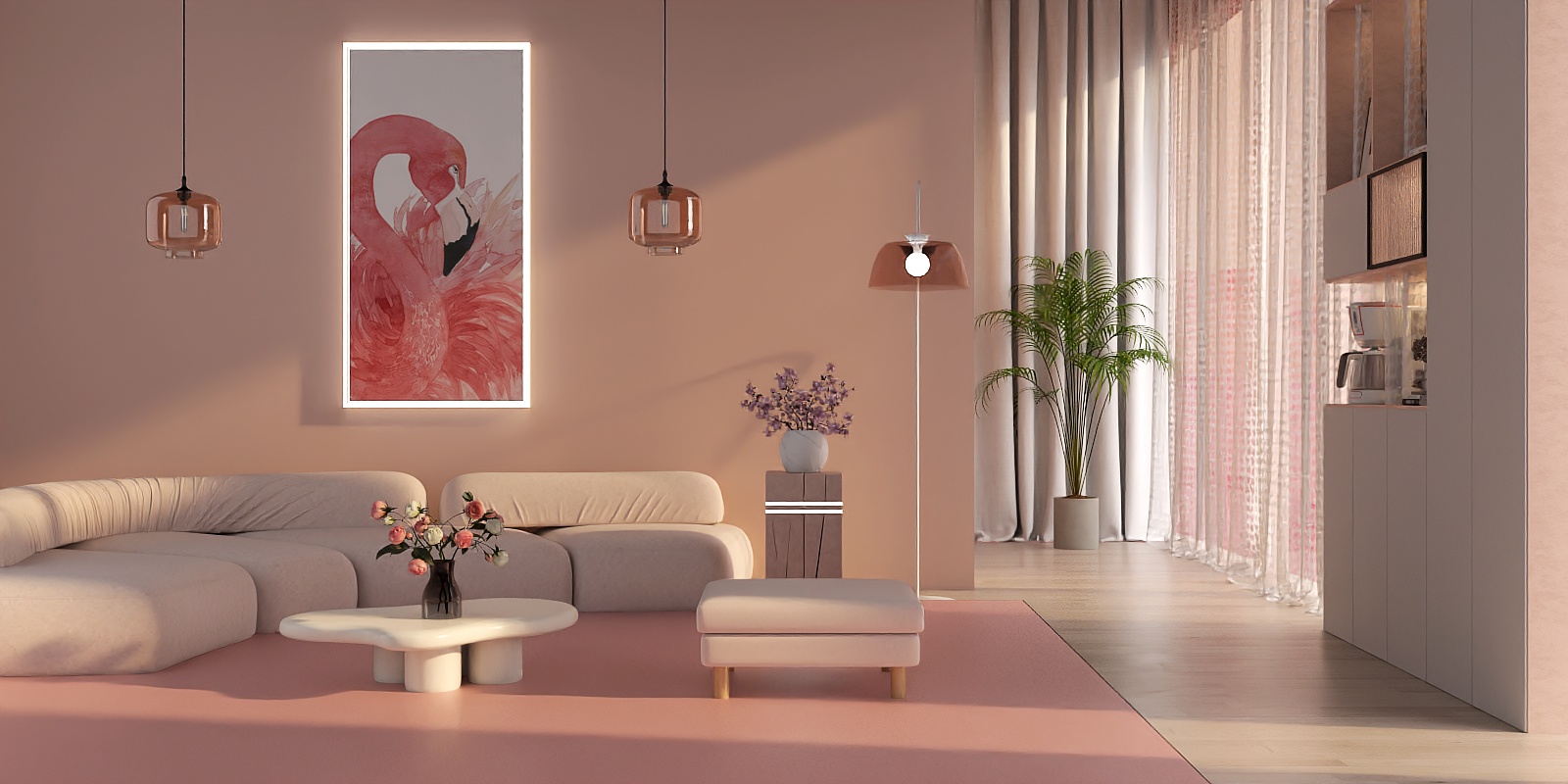 Pink Serene Retreat