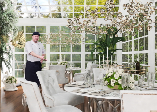 Luxury Restaurant 🕊 Design Rendering