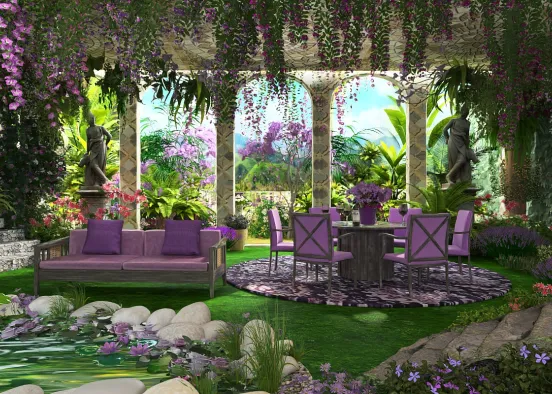 # Dreamy Grotto Renderização de Design