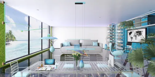 coastal home: office