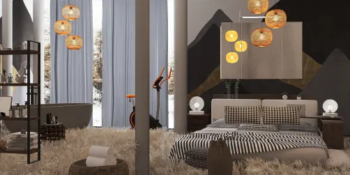 Relaxing bedroom