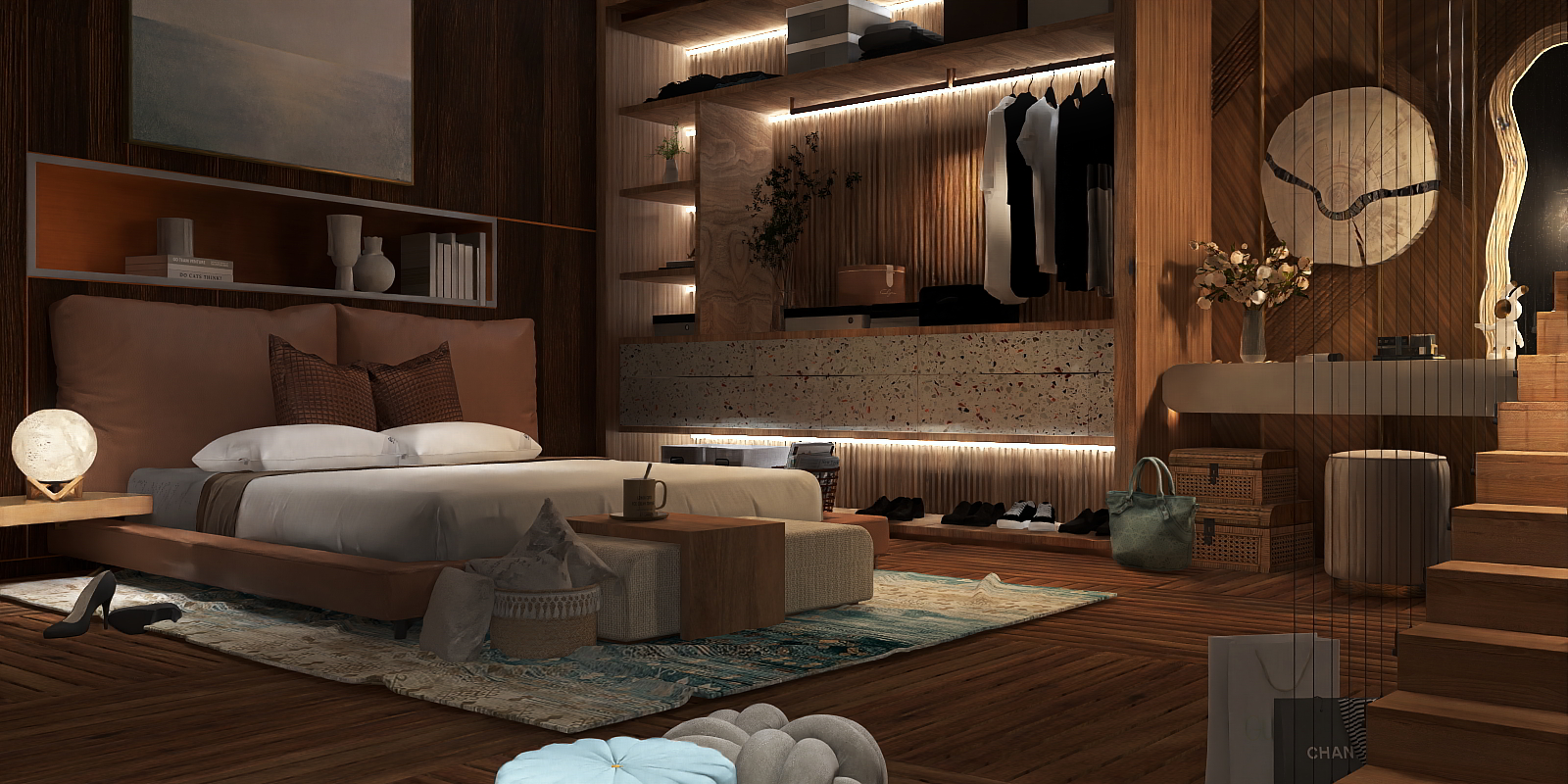 room to forget about the outside world