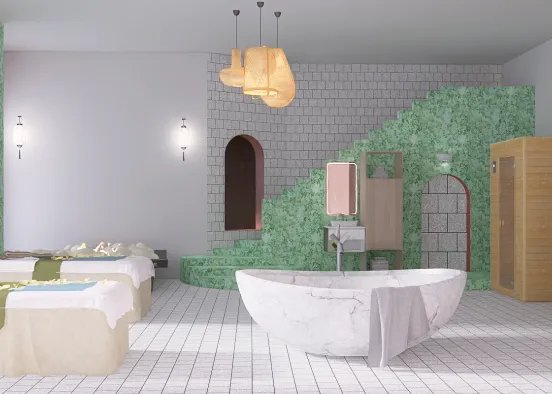 spa at home 🔥 Design Rendering
