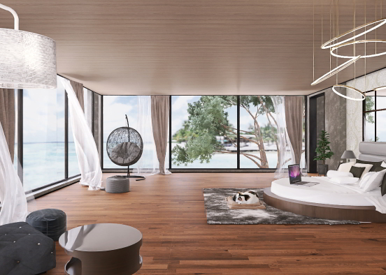 Spectacular Sea 🌊 view bedroom  Design Rendering