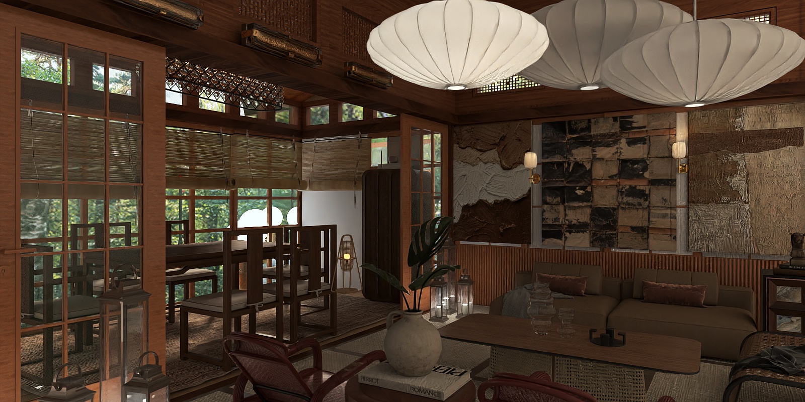 Natural wooden craft.