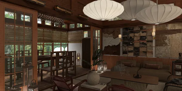 Natural wooden craft.