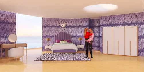 purple bedroom 💜💜💜