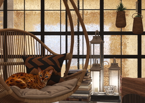 Reading nook Design Rendering