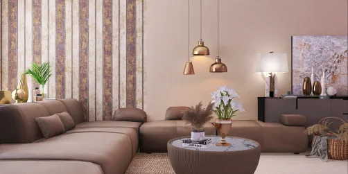 Salon chaleureux