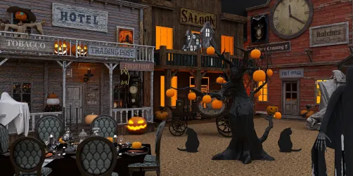 "Spooky Supper in the Ghostly Gulch"