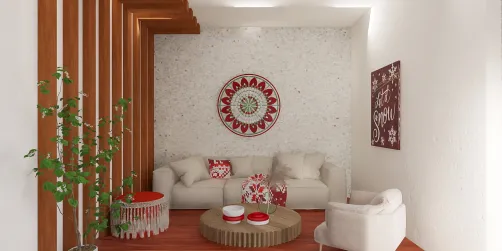 Playful Christmas Living Room 💖