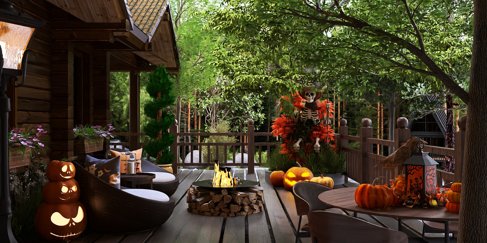 The Halloween vibe 🎃 can be felt even in the mountains ⛰️