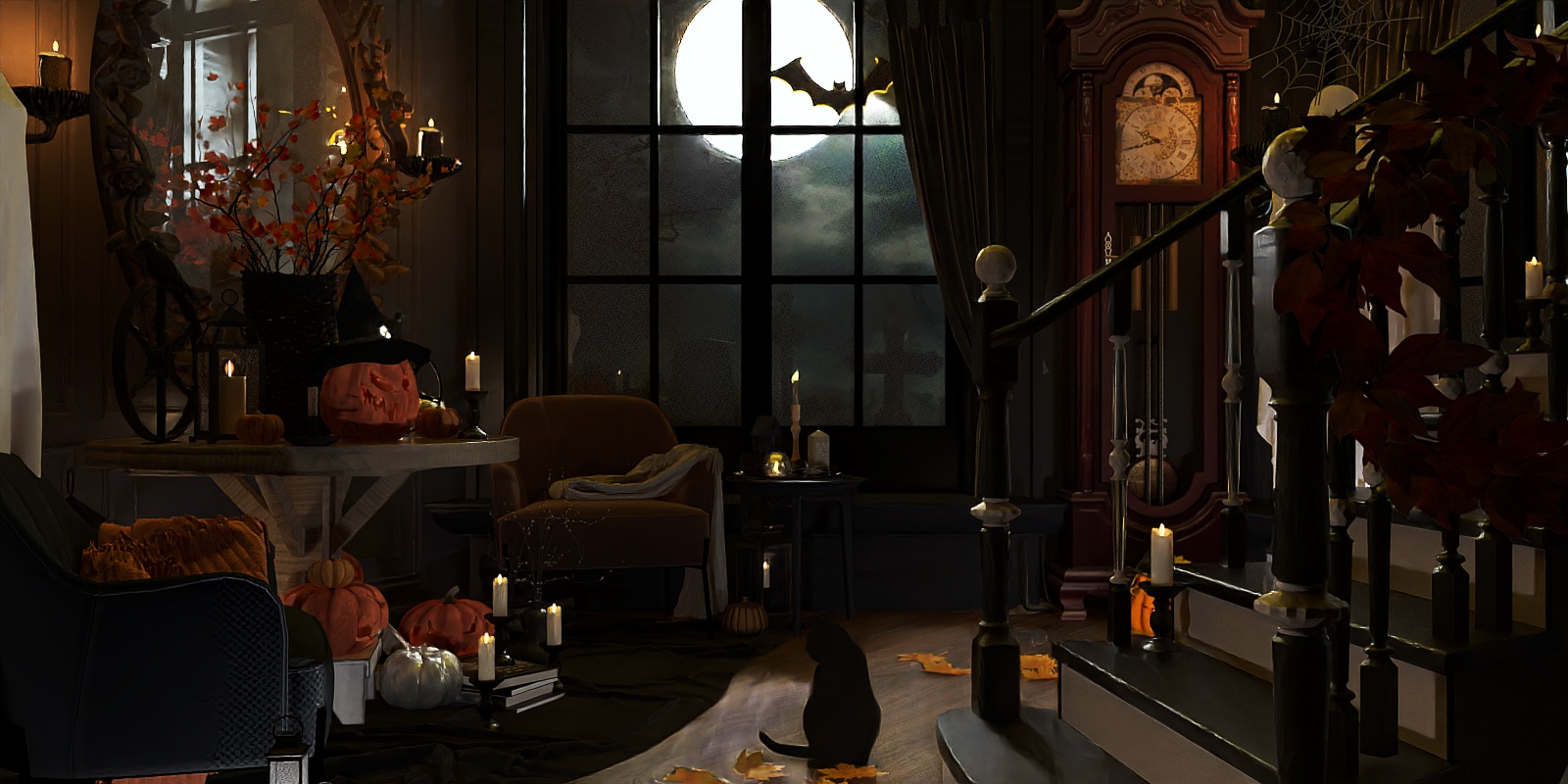 🎃👀🕯️🍂🍂🍁