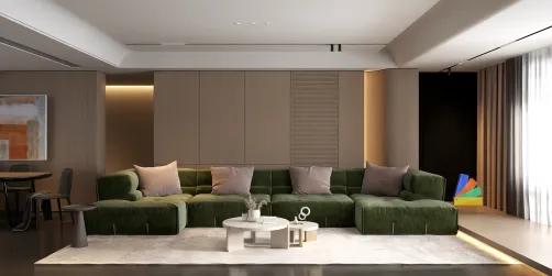 تصميم غرفة المعيشة