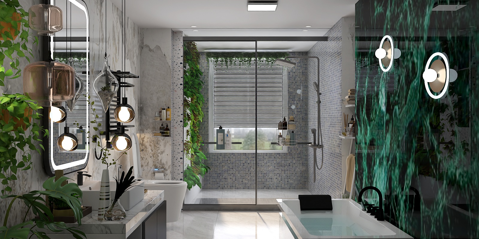 Modern Serenity bathroom