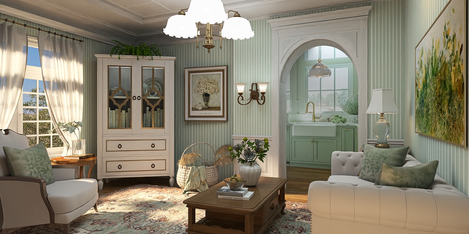 American retro living