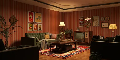 Nostalgic Living Room