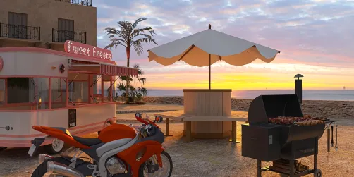 I would love to go to the seaside on a summer holiday 