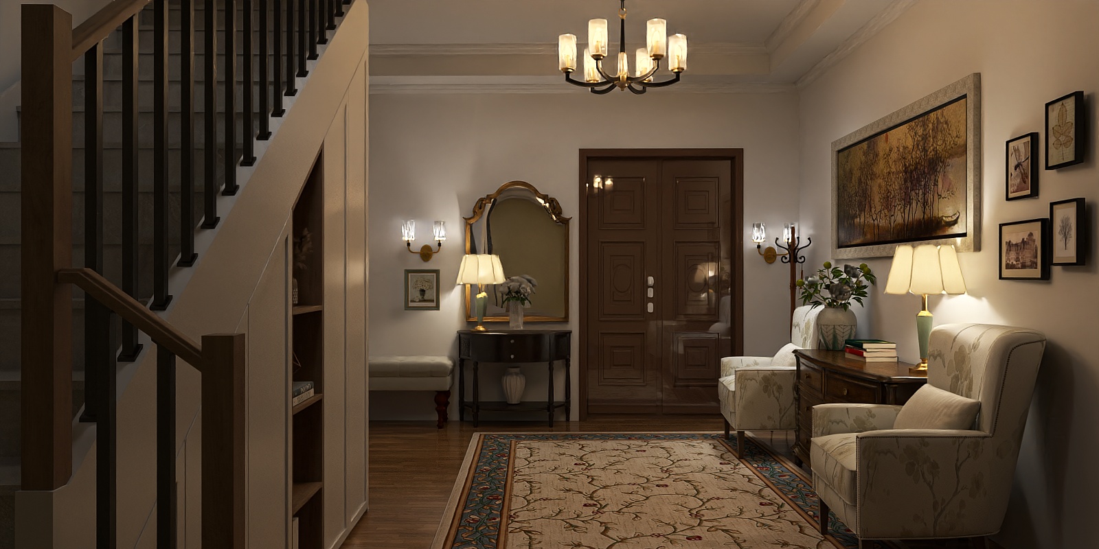 Elegant Foyer 