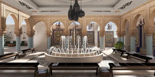 An Elegant Turkish Bath 