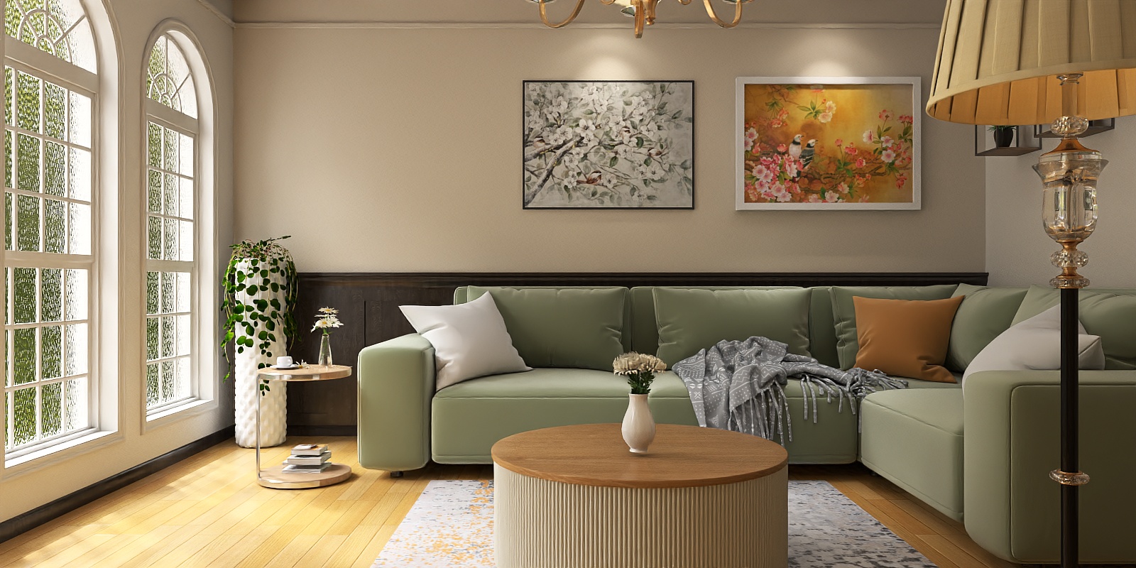 A Serene Living Space