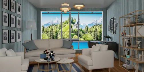 Polish Inspired design mixing contemporary and traditional looks. 