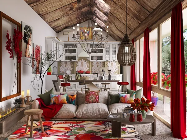 Professional interior design created with Homestyler 3D design software