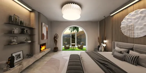 habitación de relax💚🤎🩶