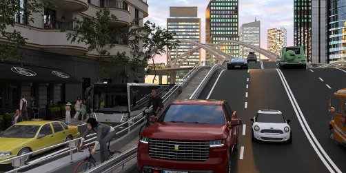 Urban Elegance in Motion