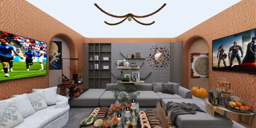 Thanksgiving Day Family Room