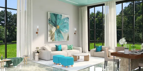 A Symphony of Color and Light 🩵