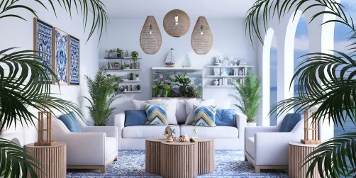 Mediterranean Blue Oasis