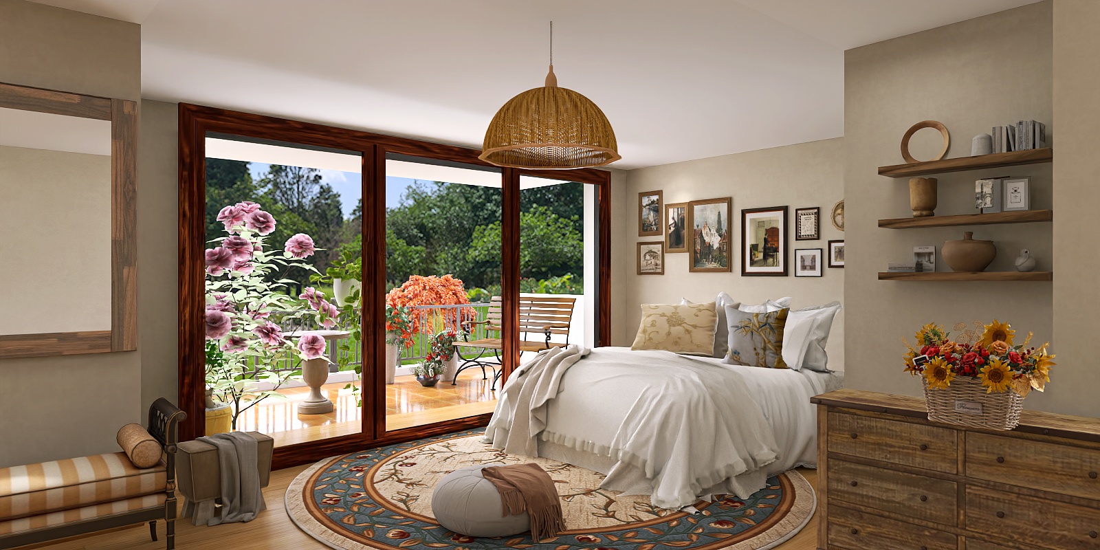 The beauty of the view 