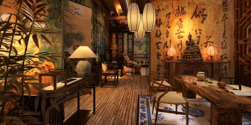 Chinese Study Room