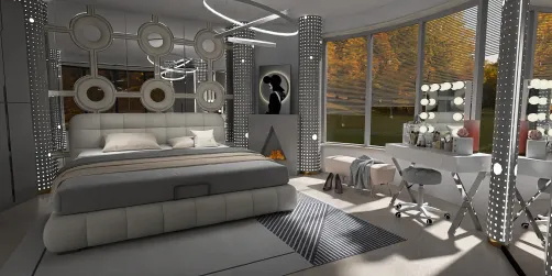 Cristal woman bedroom 🩶