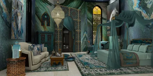 Arabian Palace Bedroom