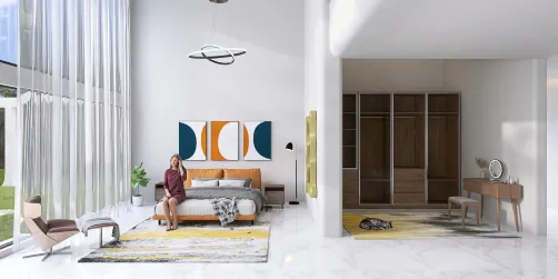 Modern bedroom 