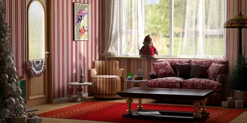 cozy living room interior design showcasing elegant furniture arrangement, classic style, enhancing the space design value with Homestyler's real-time 3D rendering feature