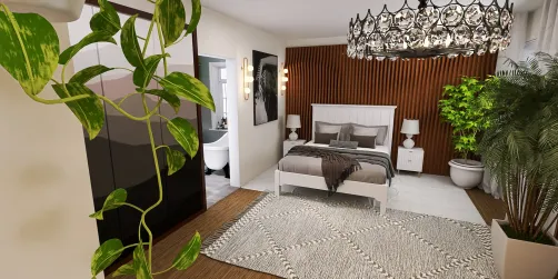 Quarto de casal com banheiro (Suíte)