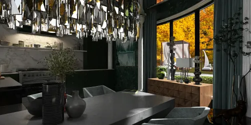 Shining brighter green.