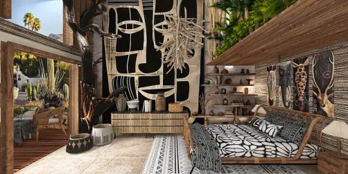 African Theme Bedroom