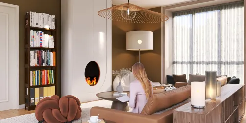 Pantone Color-Inspired Living Room