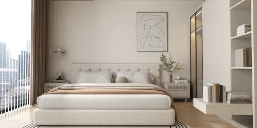 Fench Cream Style Bedroom