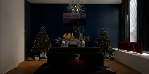 christmas living room