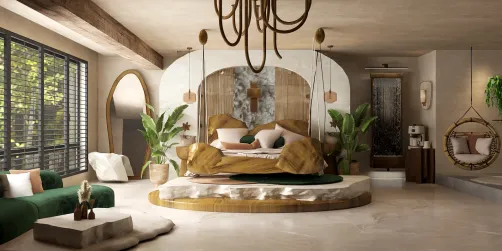 Whispering Rocks healing retreat bedroom