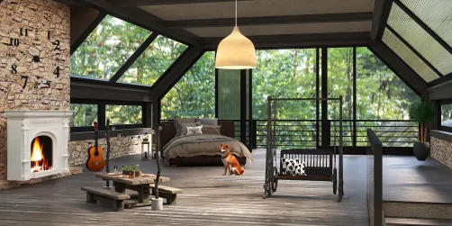 Roof window bedroom