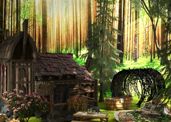 Natural in the woods  Design Rendering